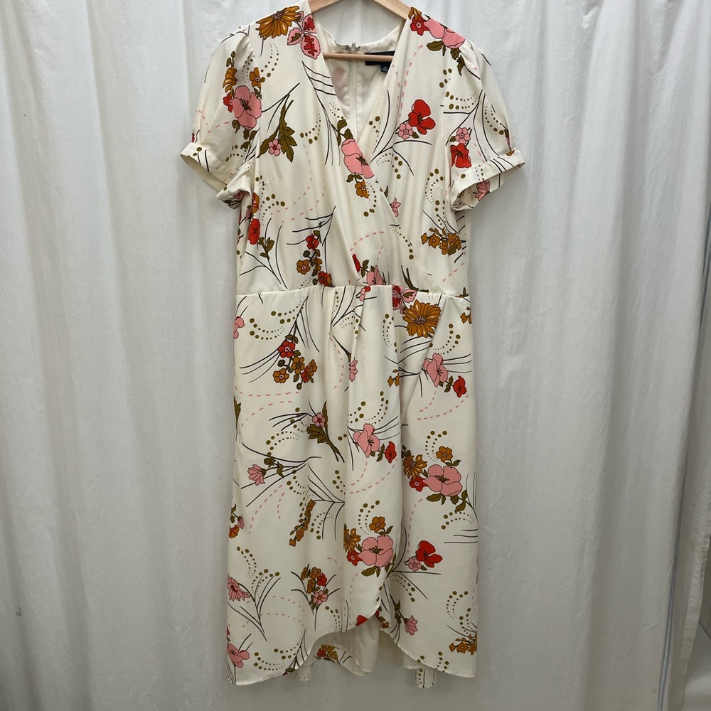Modcloth Poetic Presence Faux Wrap